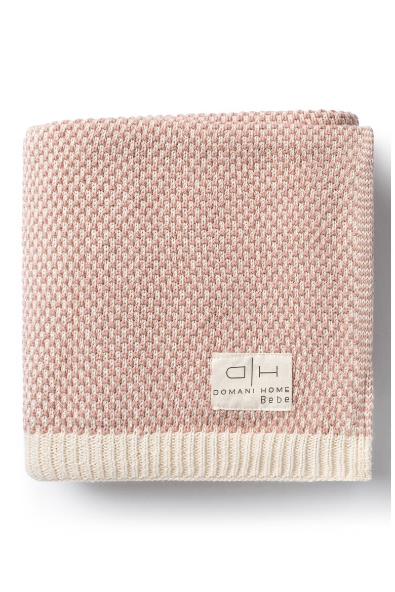 Brunello Baby Blanket, Alternate, color, ROSE BLUSH