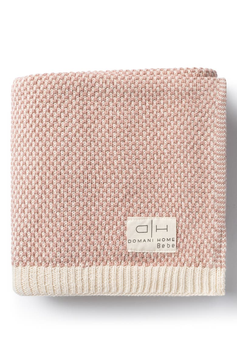 Domani Home Brunello Baby Blanket, Alternate, color, Rose Blush