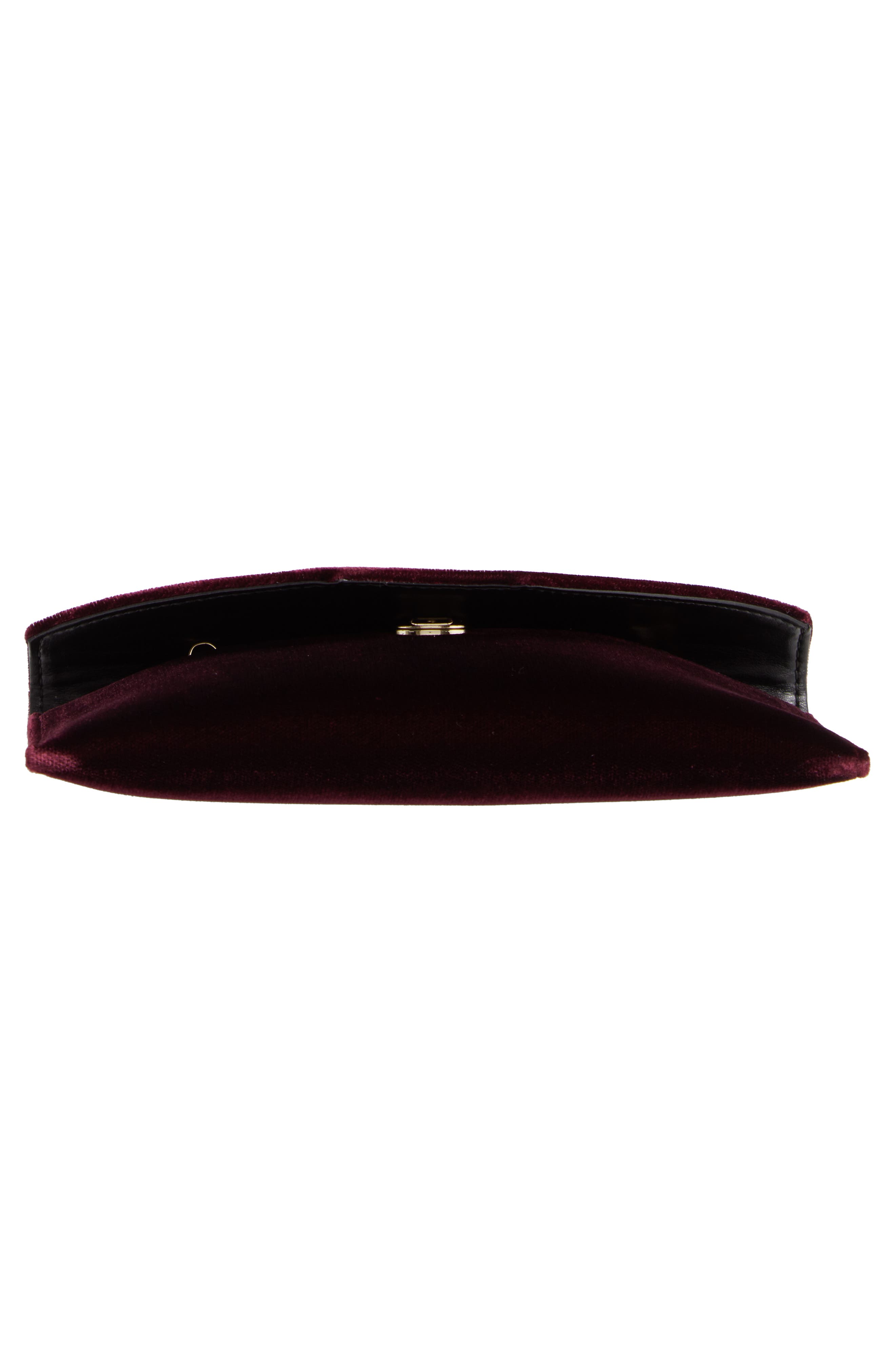 M2MALLETIER Annabelle Velvet Clutch, Alternate, color, 