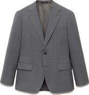 MANGO Turin Solid Wool Sport Coat