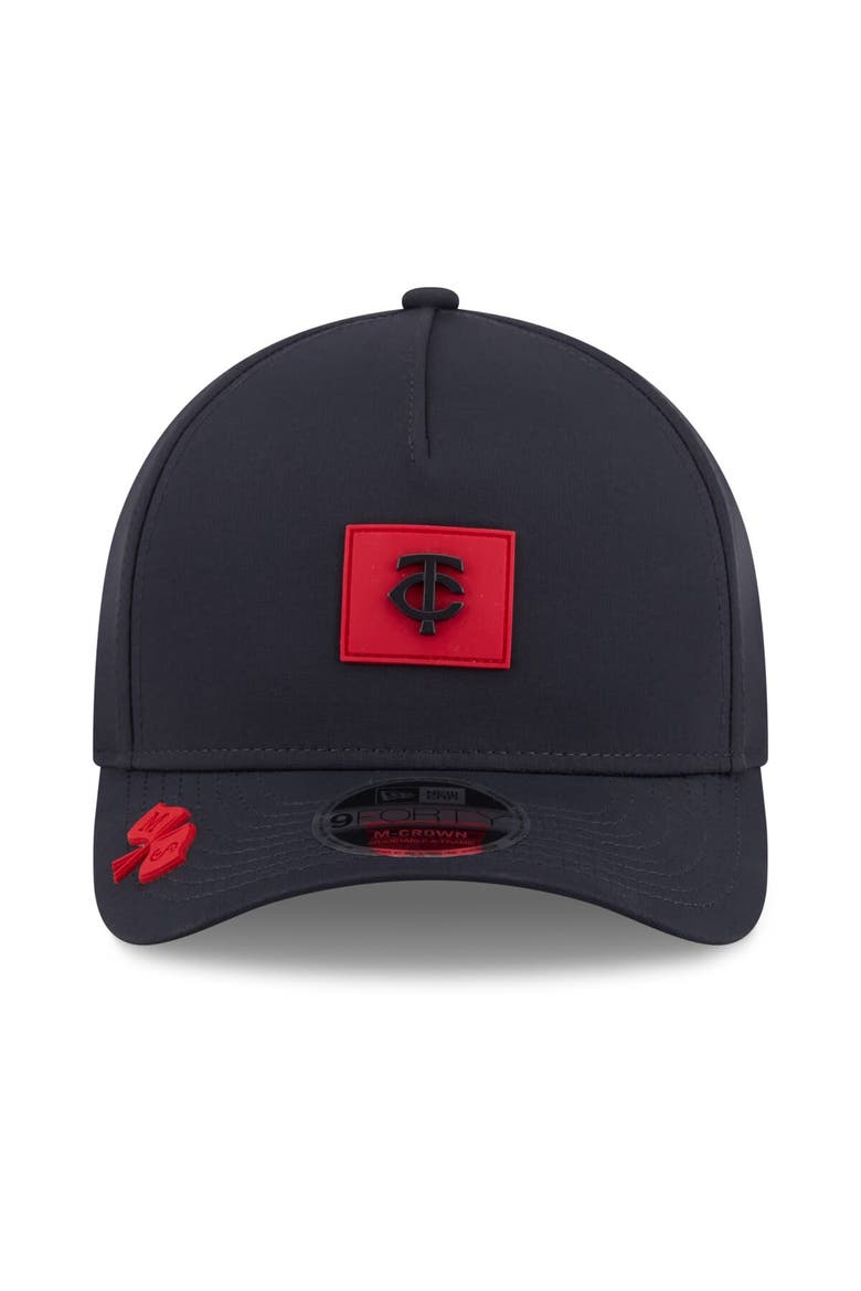 Men's New Era  Navy Minnesota Twins 2026 Clubhouse 9FORTY A-Frame Adjustable Hat, Alternate, color, Navy