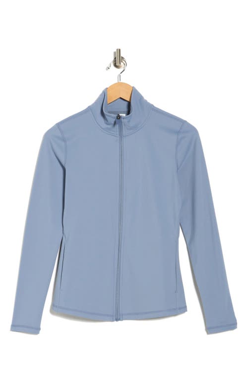 Yogalicious Ultra Lush Cloud Drift Full Zip Jacket In Blue