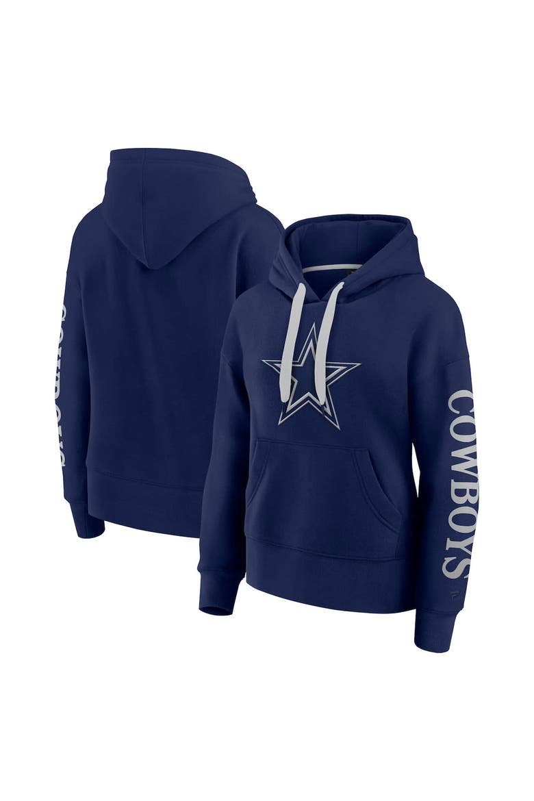 Women's Fanatics  Navy Dallas Cowboys Elements Next Pullover Hoodie, Main, color, Navy