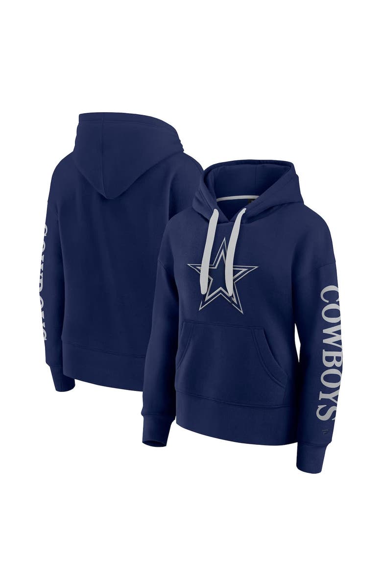 FANATICS Women's Fanatics Navy Dallas Cowboys Elements Next Pullover Hoodie, Main, color, Navy