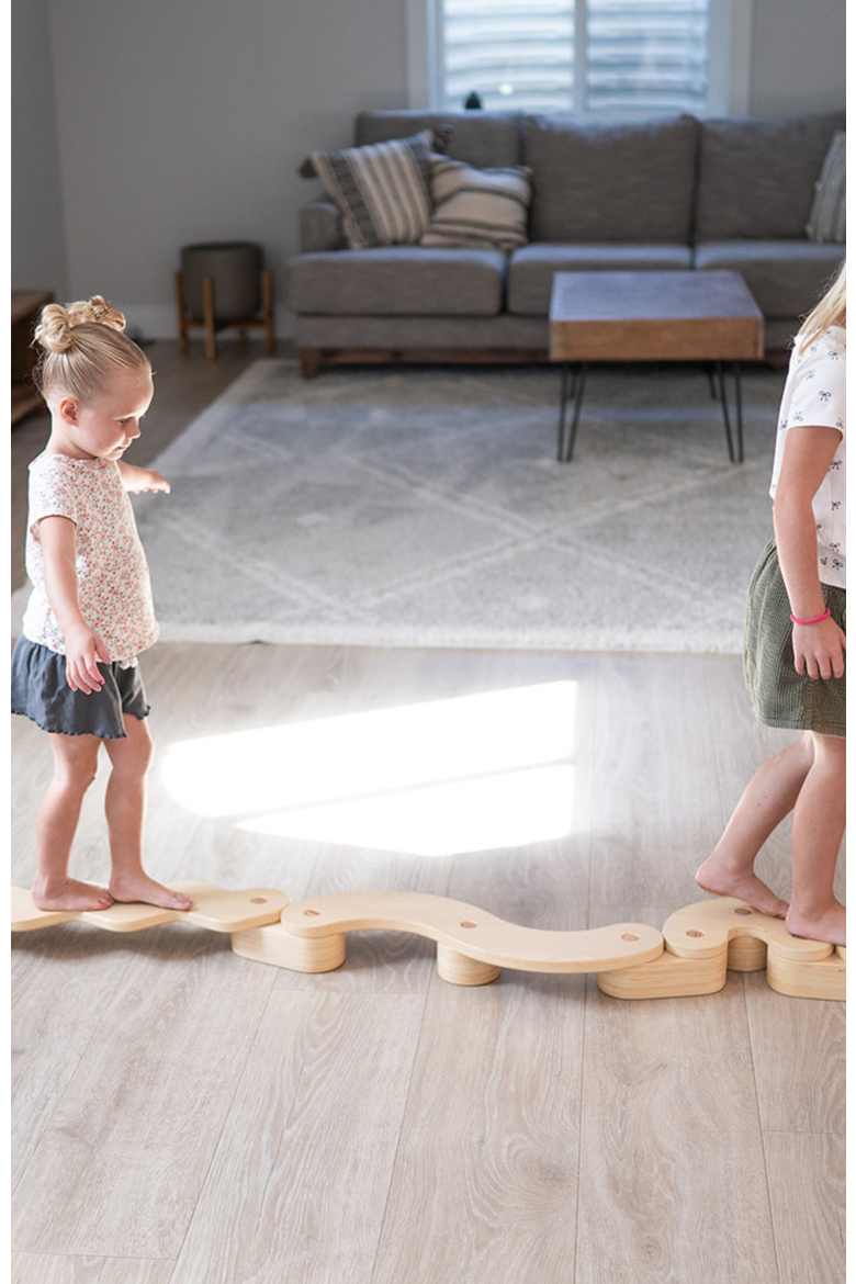 Wooden Adventure Beam, Alternate, color, Natural