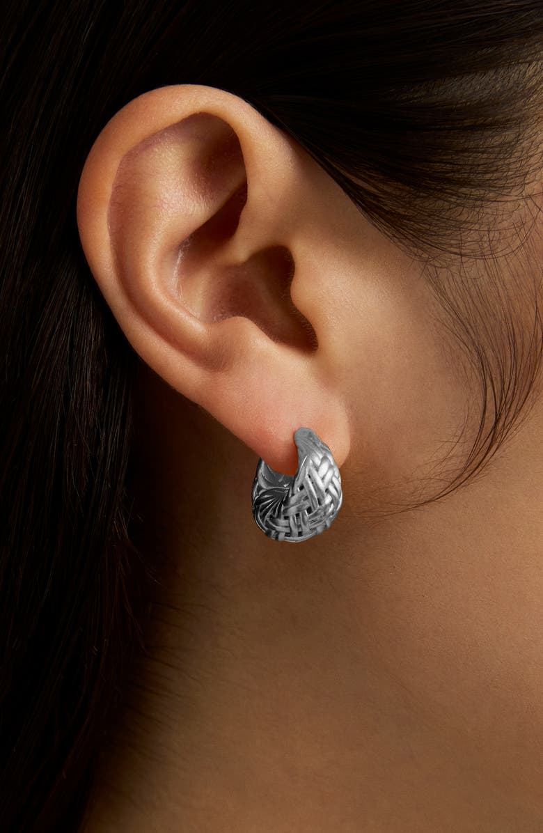 Dean Davidson Cinta Huggie Hoop Earrings, Alternate, color, Silver