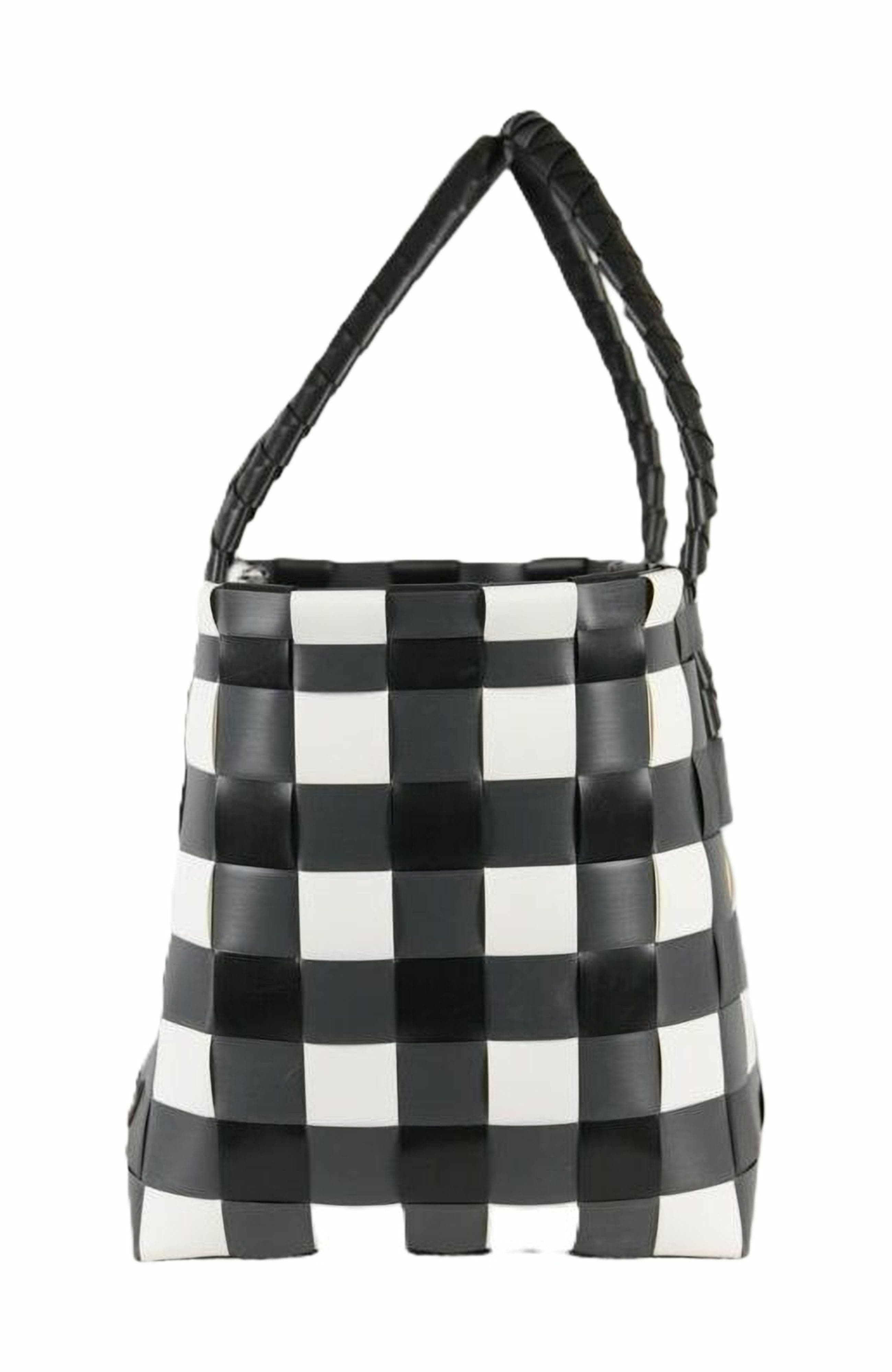 Handed By Paris Recycled Plastic Tote Bag, Alternate, color, Black Mix