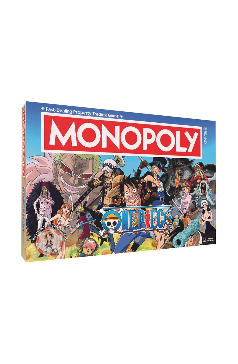 Monopoly One Piece Strategy Board Game, Ages 8+, Main, color, Multicolored
