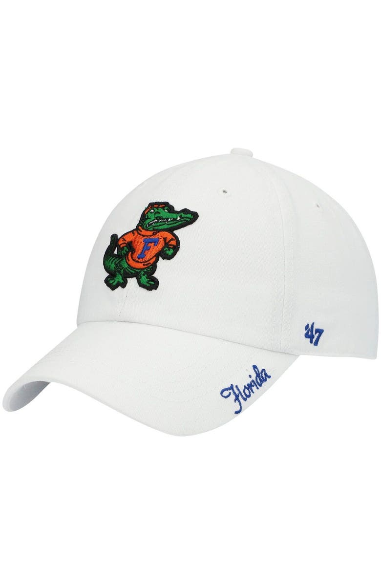 '47 Women's '47 White Florida Gators Miata Clean Up Adjustable Hat, Main, color, 