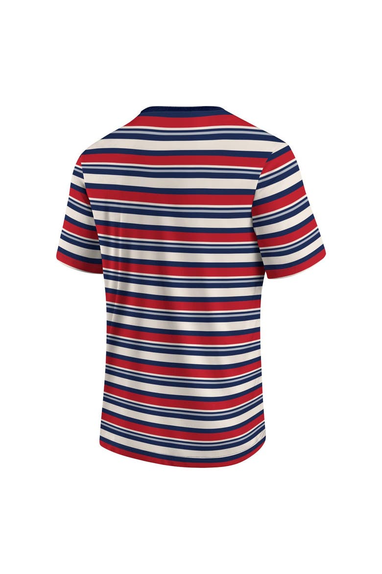 Men's Fanatics Branded Red New England Revolution Shot Clock Stripe T-Shirt, Alternate, color, Red