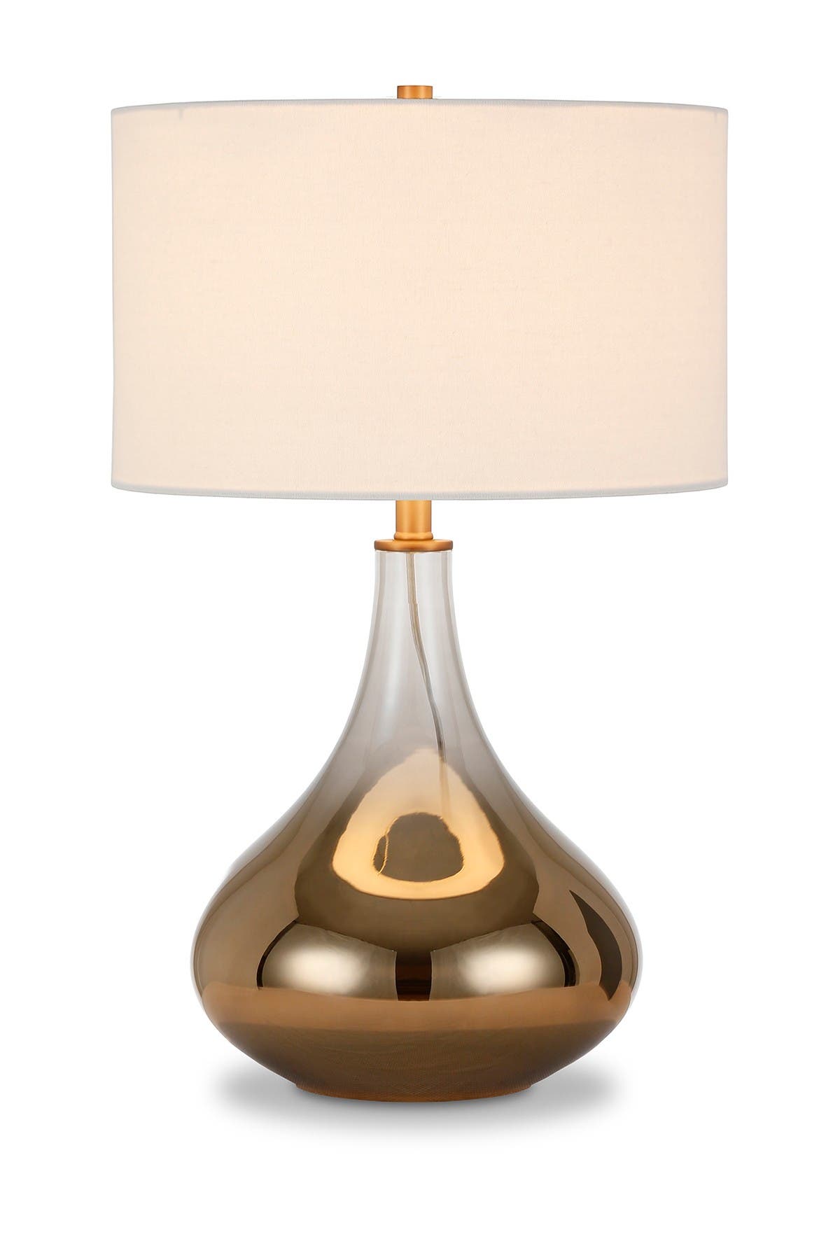 ADDISON AND LANE Mirabella Table Lamp - Ombre Brass Colored Glass ...