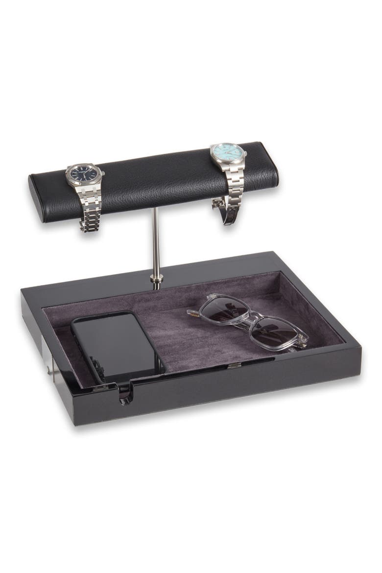 Bed Side Valet Station, Alternate, color, BLACK