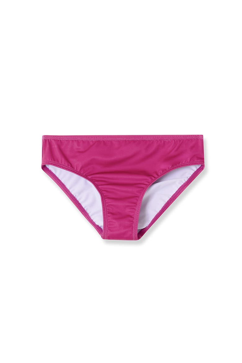 Girls Plus Chlorine Resistant Bikini Swim Suit Bottoms, Alternate, color, Neon Purple