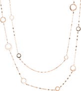 LANA 14K Gold Double Strand Circle Necklace