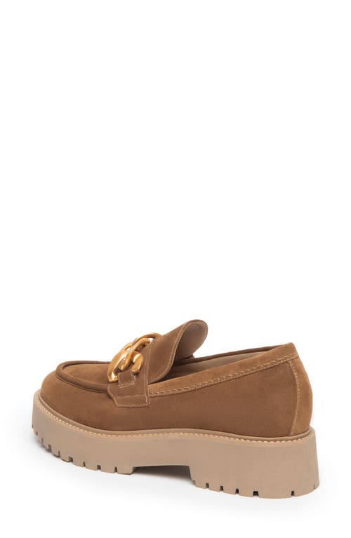 Nerogiardini Chain Platform Loafer In Brown