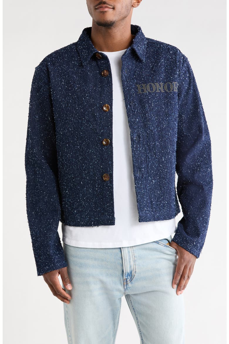 Textured Jacket, Main, color, NAVY