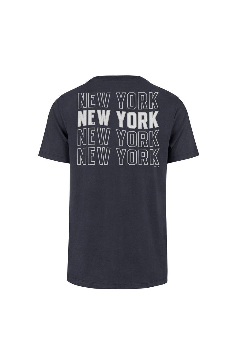 '47 Men's '47 Navy New York Yankees Hang Back Franklin T-Shirt, Alternate, color, 