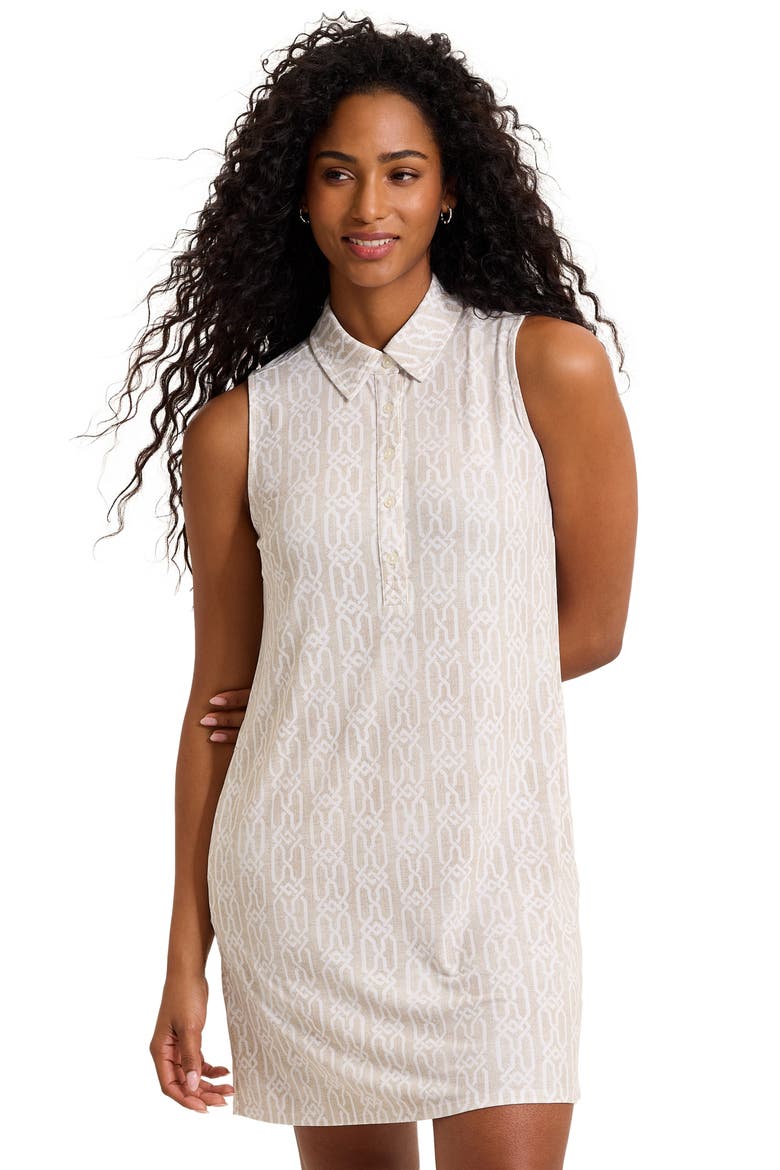Carmela Canopy Tie Waist Sleeveless Dress, Alternate, color, PURE KHAKI