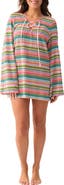 PQ SWIM Noah Metallic Long Sleeve Cover-Up
