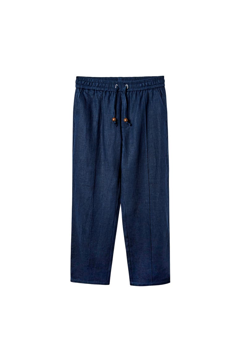 Easy-Going Pants, Main, color, Navy Linen