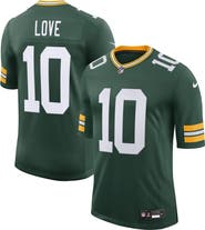 Nike Men's Nike Jordan Love Green Green Bay Packers Team Vapor Untouchable Limited Jersey