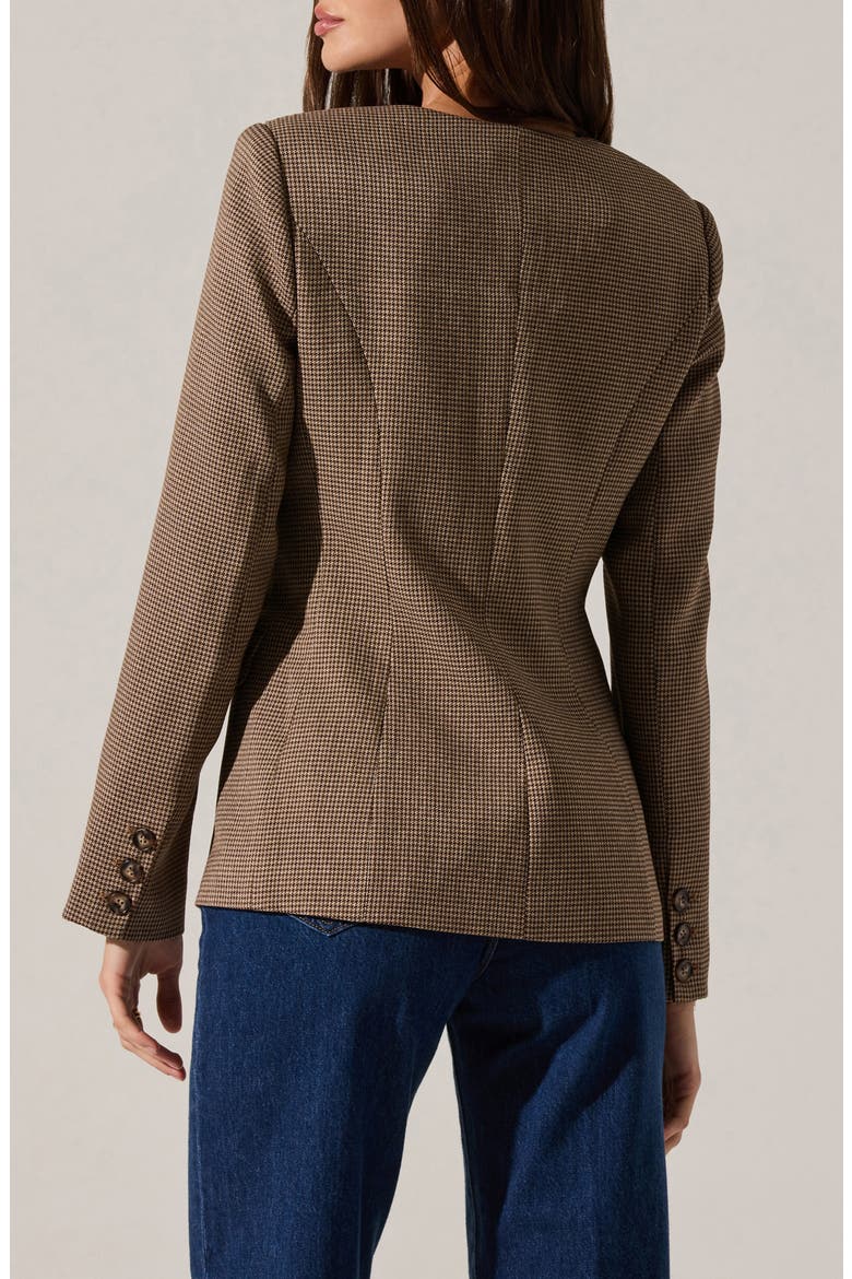 Bellemere Houndstooth Jacket, Alternate, color, BROWN HOUNDSTOOTH