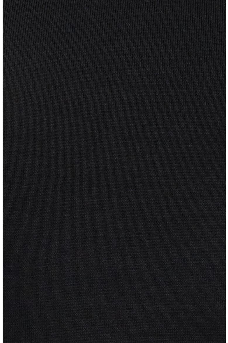 Square Neck Jersey T-Shirt, Alternate, color, BLACK