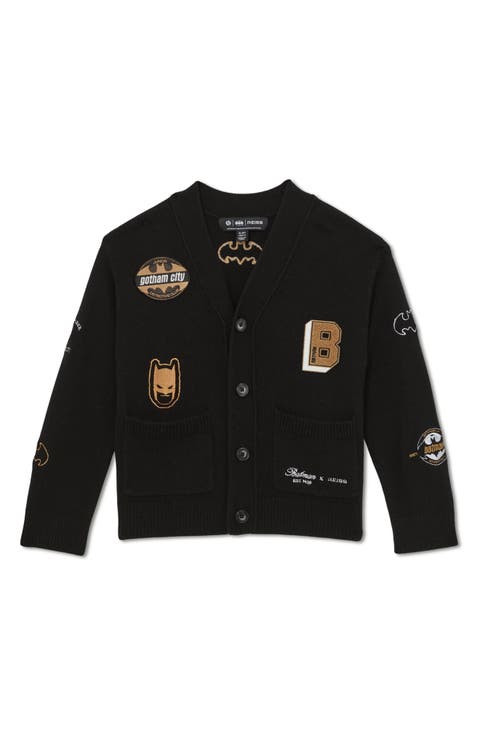 x Batman Kids' Kinsley Varsity Cardigan (Little Kid & Big Kid)