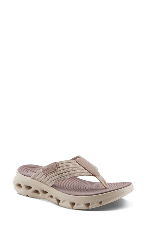 Flexus By Spring Step Galla Platform Wedge Flip Flop