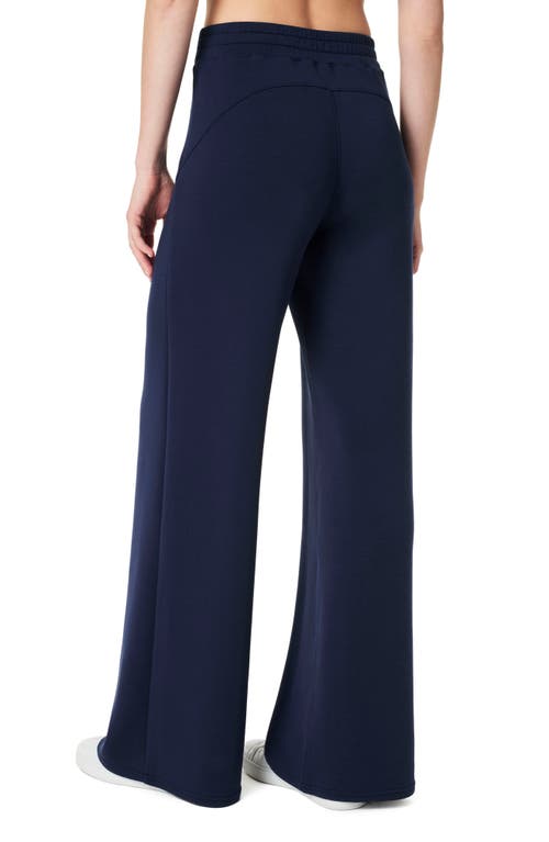Spanx Airessentials Wide Leg Pant In Timeless Navy In Blue