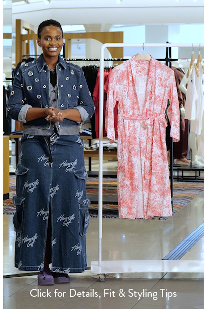 Toile de Jouy Cotton Sateen Midi Robe video