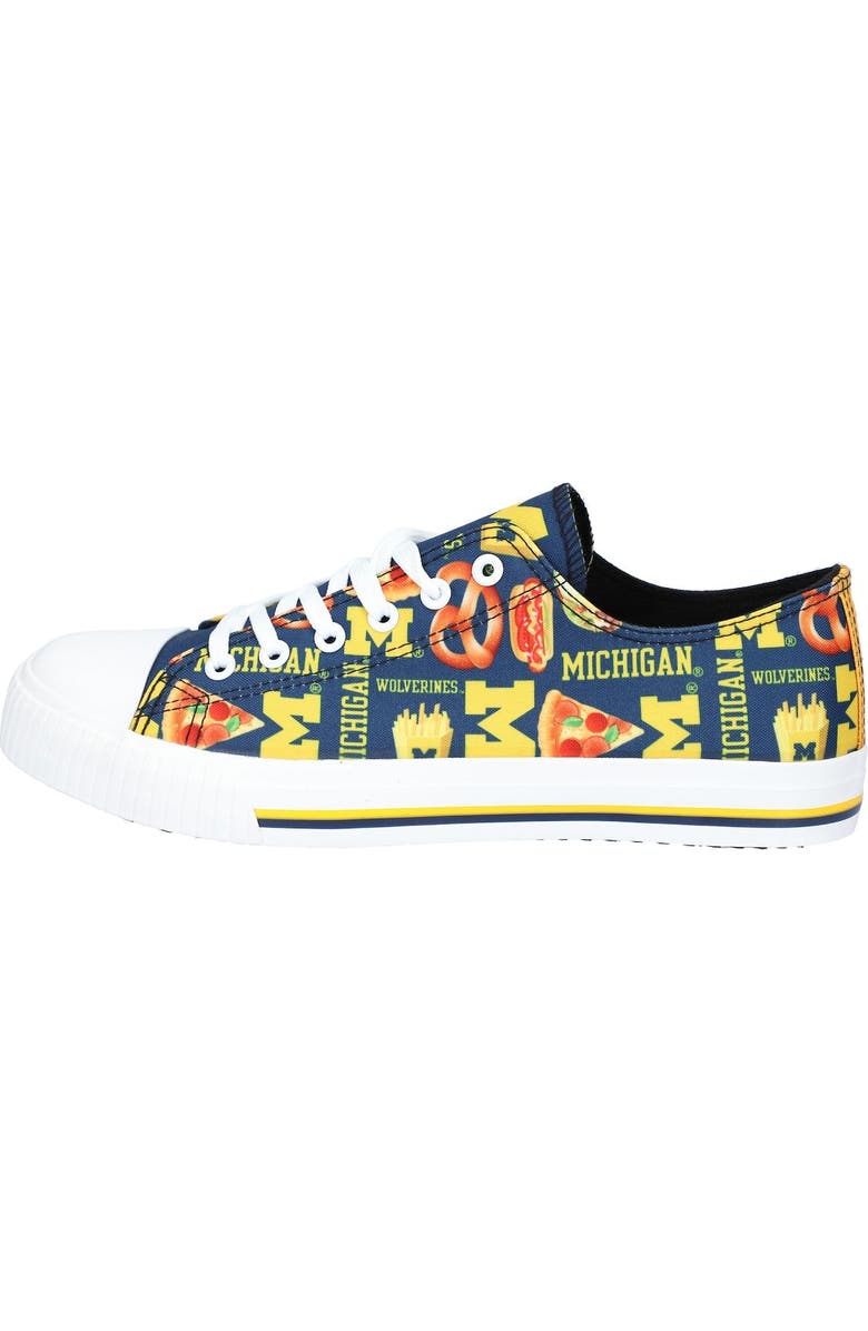 FOCO Men's FOCO Michigan Wolverines Food Print Low Top Canvas Sneakers, Alternate, color,