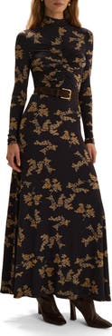 Favorite Daughter Lucia Mock Neck Maxi Dress