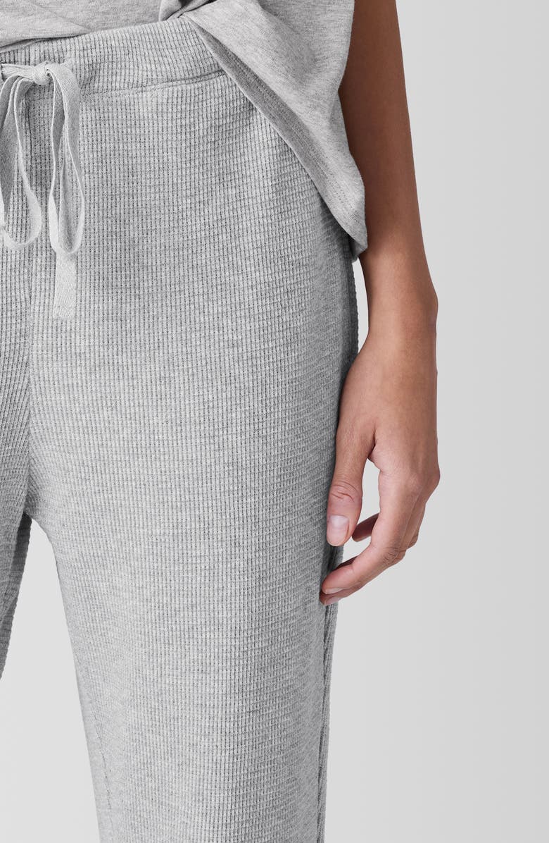 EILEEN FISHER SLEEP The Slow Waffle Stitch Organic Cotton Joggers, Alternate, color, 
