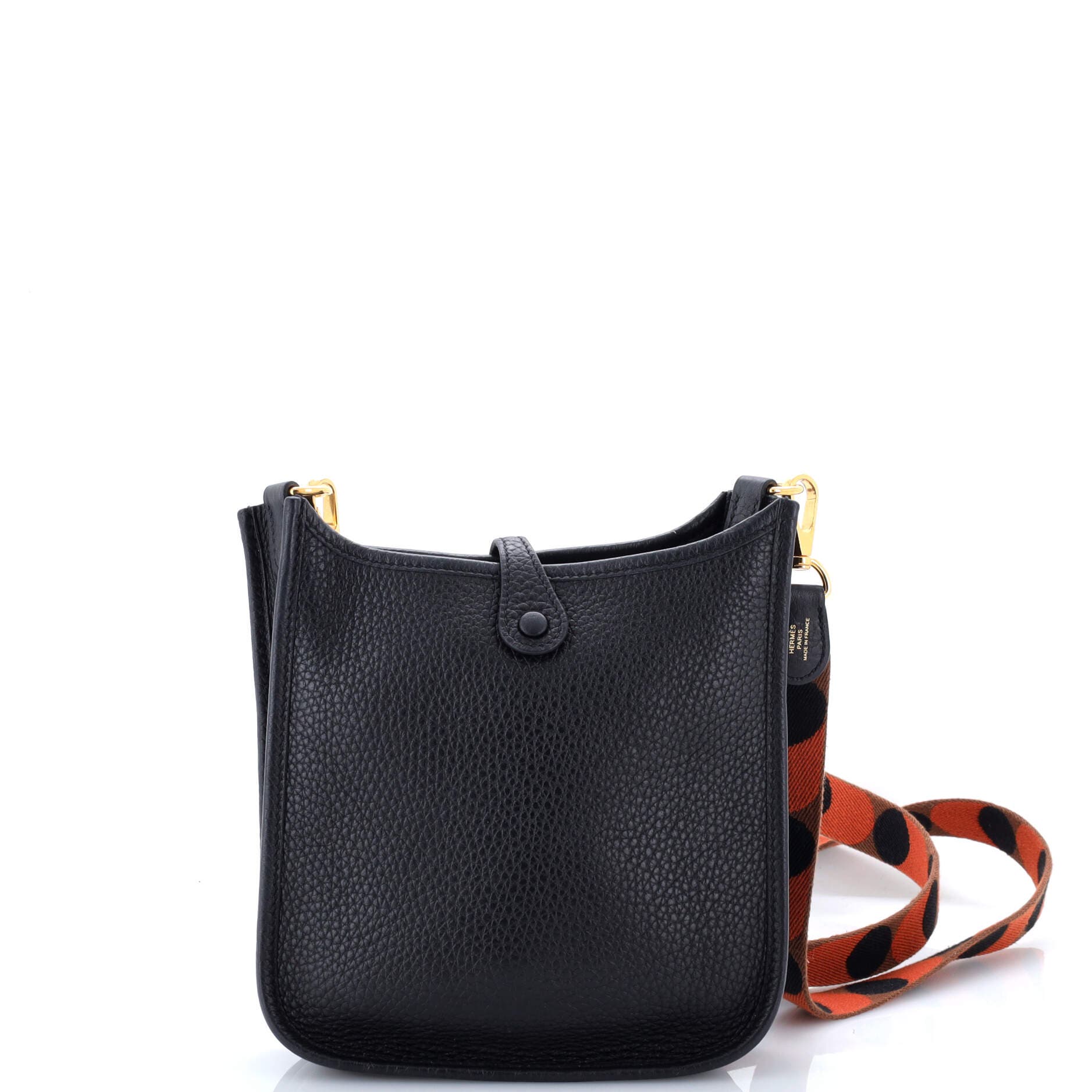 Pre-Owned Hermes Evelyne Bag Gen III Clemence TPM, Alternate, color, Noir