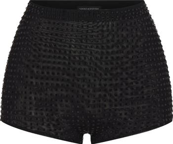 Crystal Studded Shorts