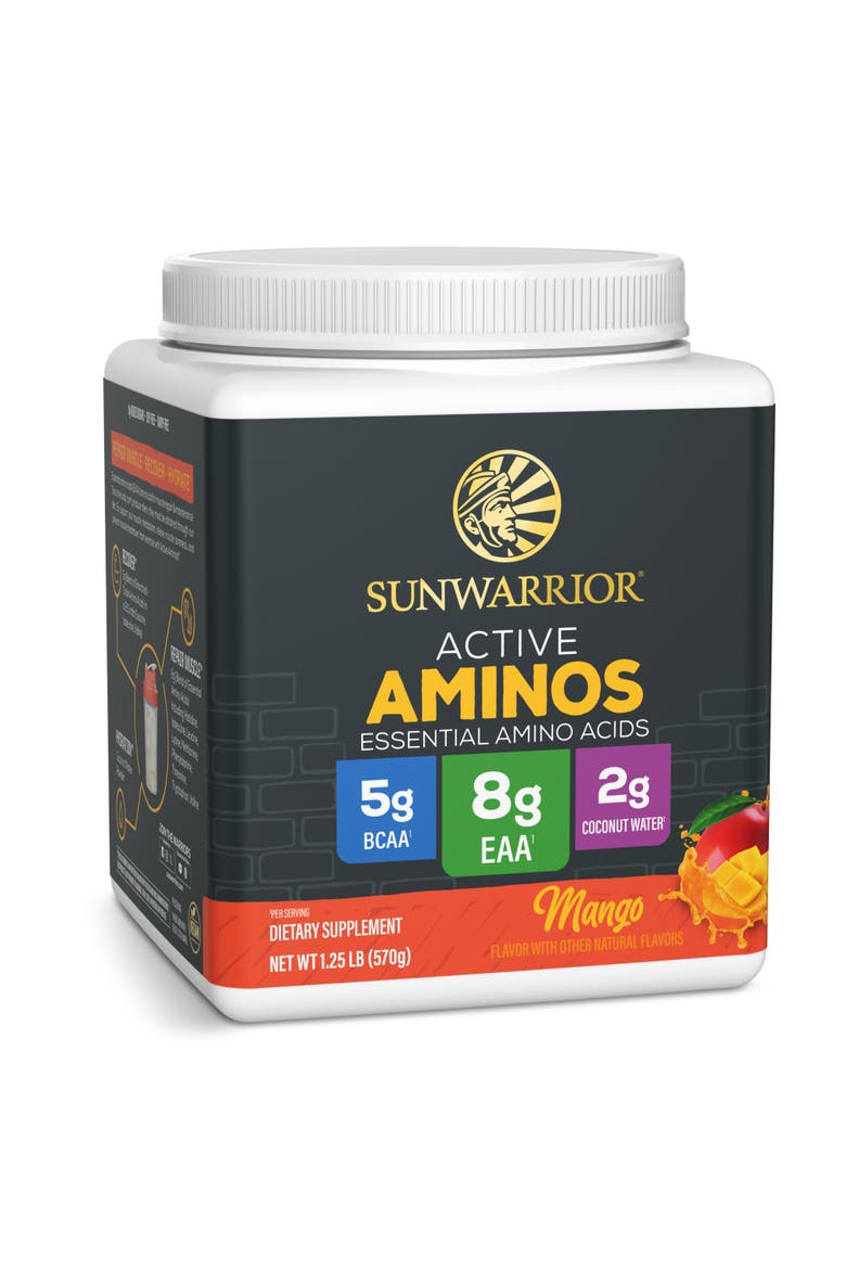 Active Aminos Powder, 570gm, Main, color, Mango