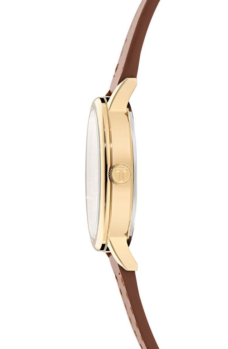 Ted Baker Phylipa Leather Strap Watch & Bracelet Set, 36mm, Alternate, color, Brown