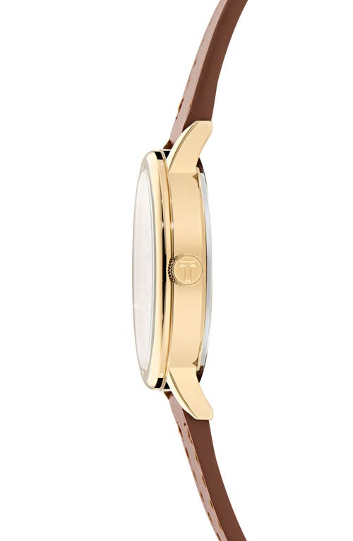 Ted Baker Phylipa Leather Strap Watch & Bracelet Set, 36mm In Brown
