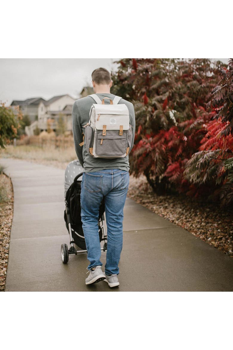 Birch Bag Diaper Backpack, Alternate, color, Cream