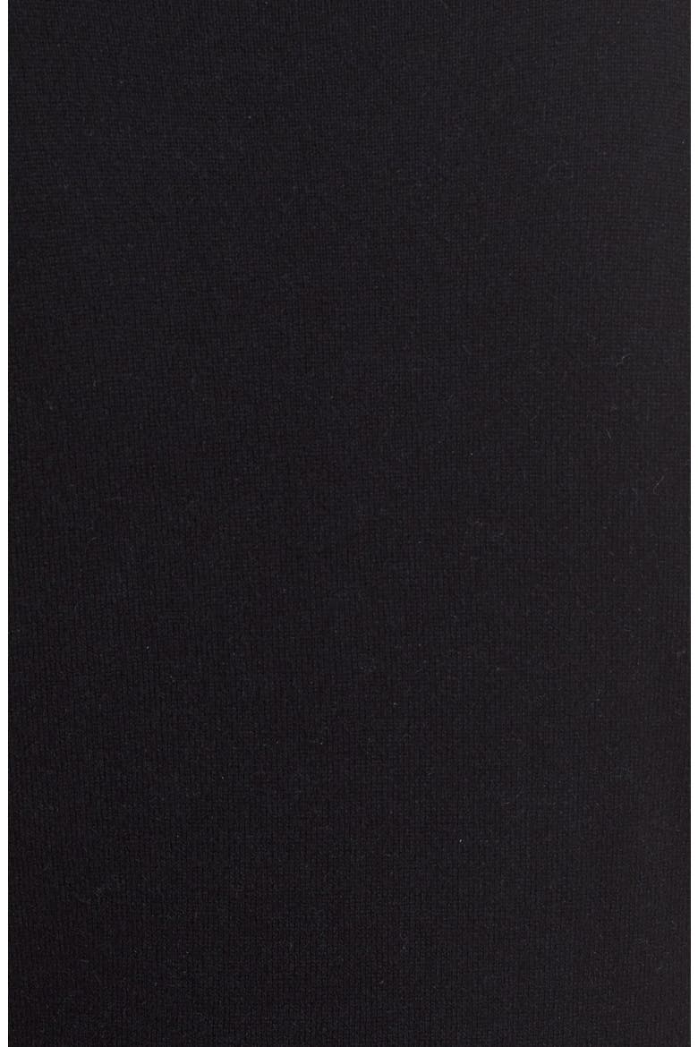 Sleeveless Turtleneck Cashmere Sheath Dress, Alternate, color, BLACK