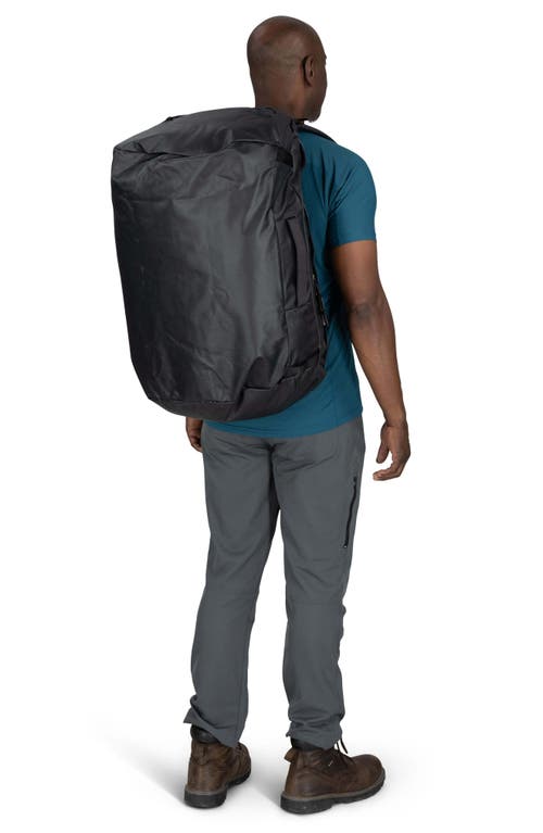 Osprey Transporter 65-liter Duffle Luggage In Raven Black/black