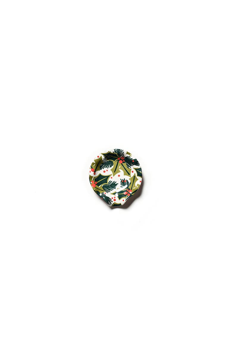 Holly Ruffle Spoon Rest, Main, color, Green