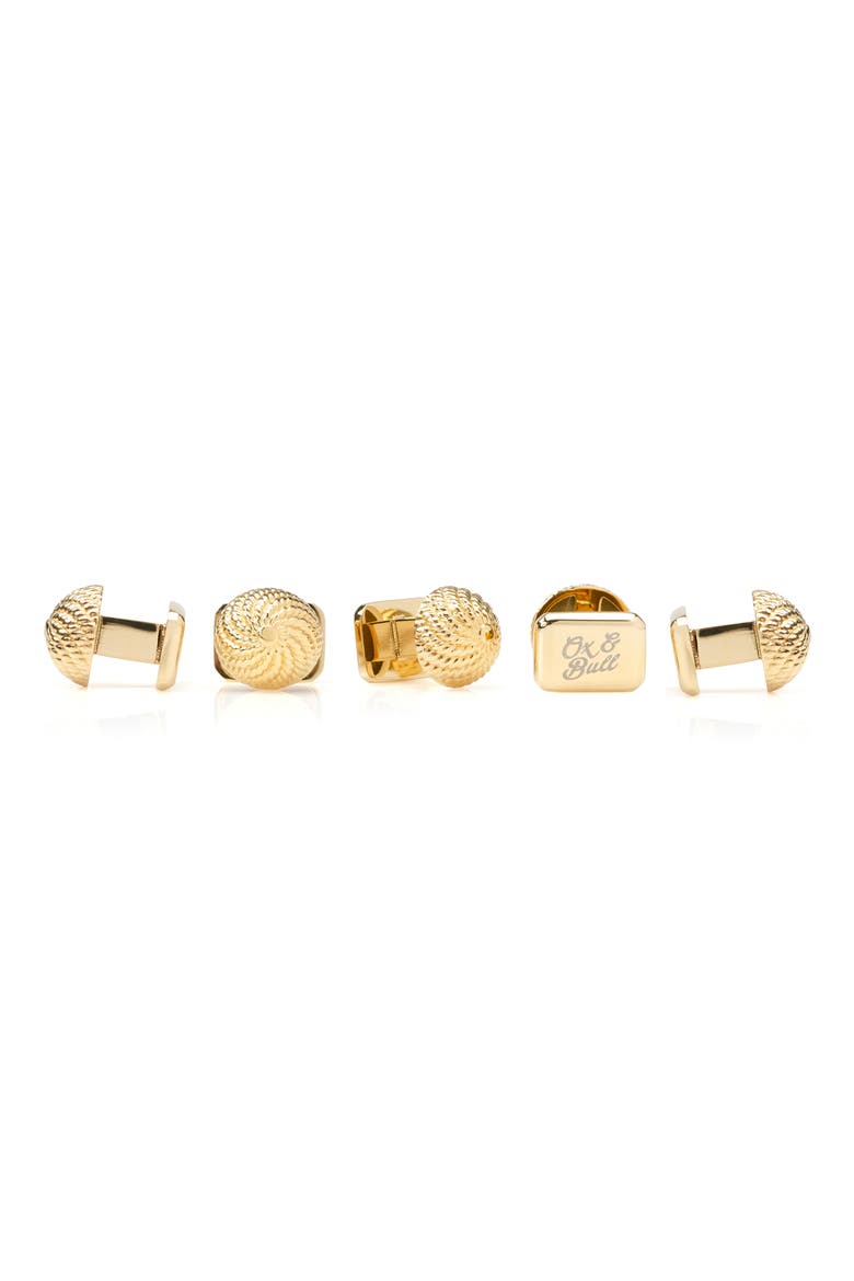 Vincent De Paul Colony Studs Set, Alternate, color, GOLD