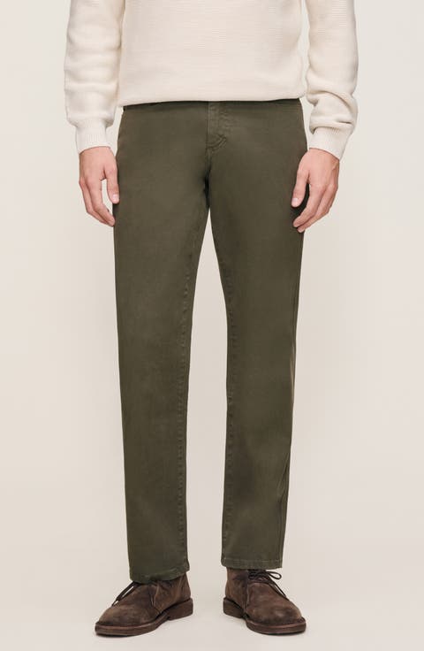 Noah Straight Leg Jeans (Military Green)