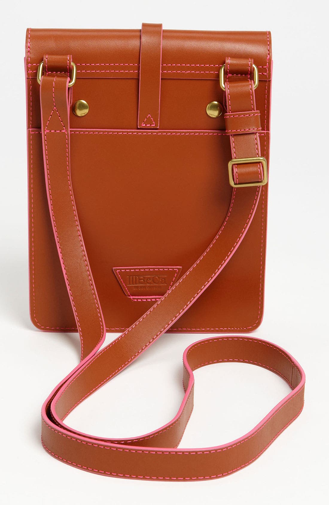 By Joy Gryson 'Chambers Street' Crossbody Bag, Alternate, color, TAN HOT PINK