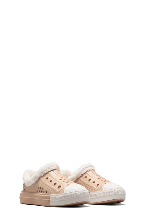 Kids' Chuck Taylor All Star™ Play Lite CX High Pile Fleece Slip-On Shoe (Toddler & Little Kid)