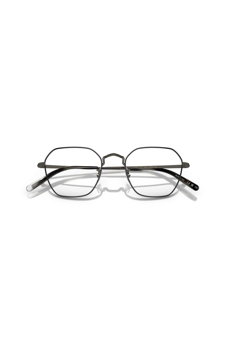 Oliver Peoples 49mm Rectangle optical glasses, Alternate, color, Grey