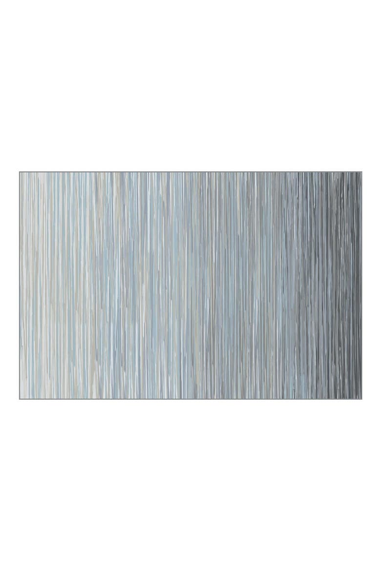 Sense of Place Nature's Stripes Carpet - Blue - 4' x 6' Rectangle, Main, color, Blue