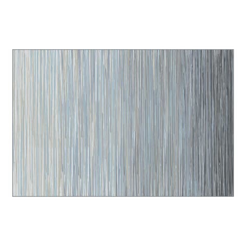 Sense of Place Nature's Stripes Carpet - Blue - 4' x 6' Rectangle